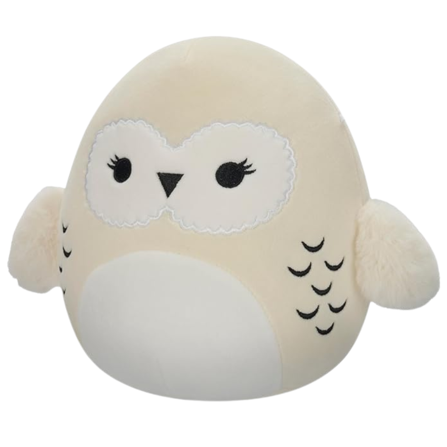 This image shows a plush round Hedwig the Owl Stuffed animal