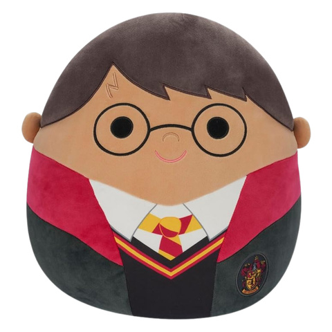 This image shows a Harry Potter round stuffed plush.