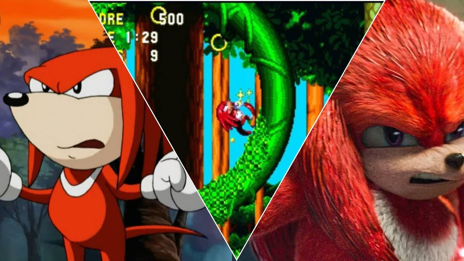 Knuckles from the Sonic series