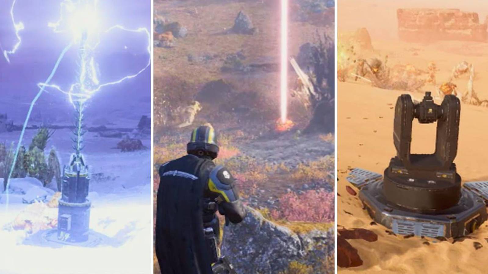 A grid of stratagems in Helldivers 2