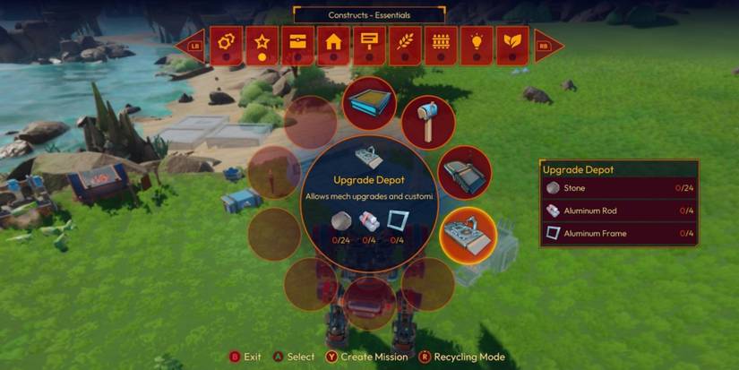 the upgrade depot in lightyear frontier.