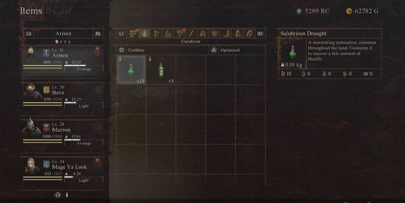 use health to revive arisen in dragons dogma 2