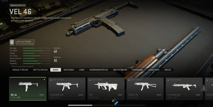 VEL 46 SMG Call Of Duty Warzone Mobile