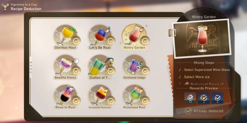 vignettes in a cup recipe deduction honkai star rail hsr