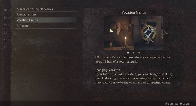 vocation guilds dragon's dogma 2