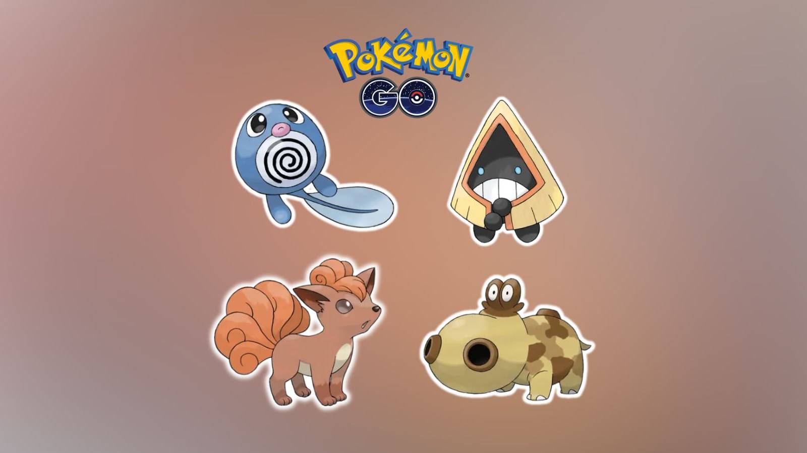 Vulpix, Poliwag, Snorunt, and Hippopotas Pokemon GO Spotlight Hour