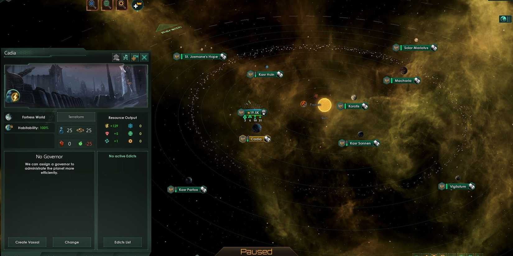 The Warhammer 35M mod for Stellaris