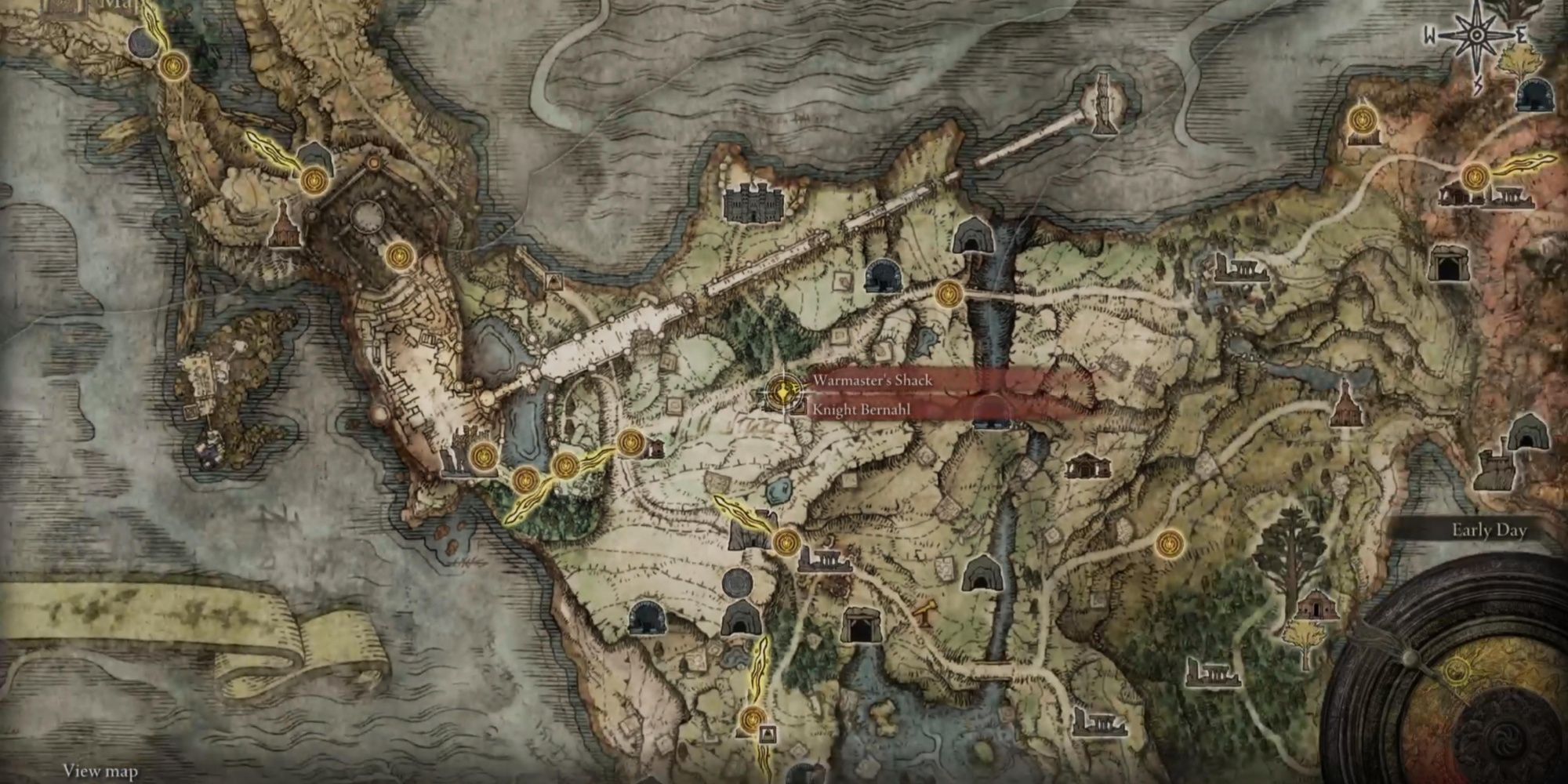 Warmaster's Shack Map in Elden Ring