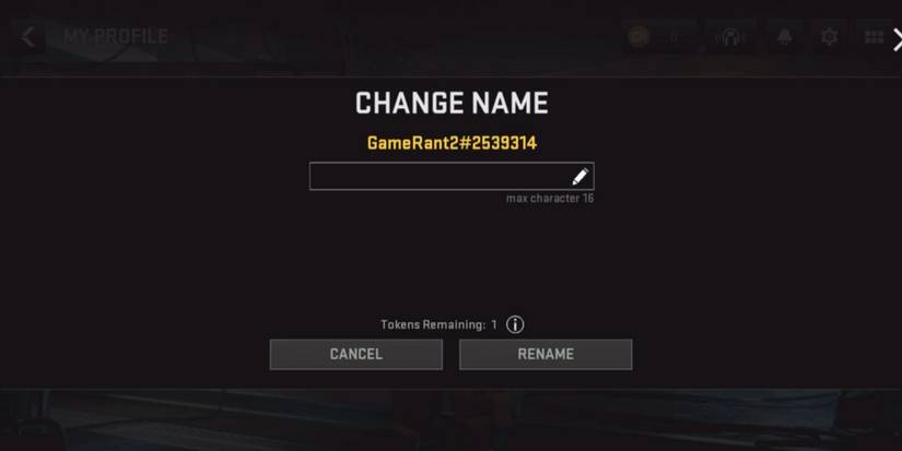 Warzone Mobile: Change Username