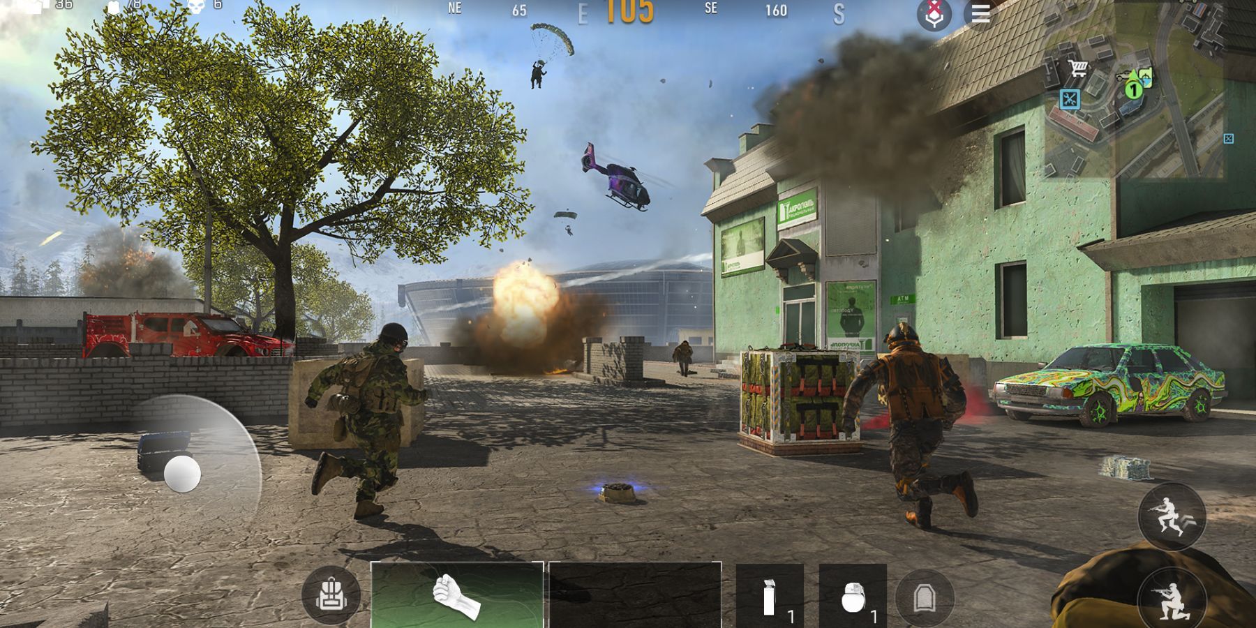 Warzone Mobile: gameplay