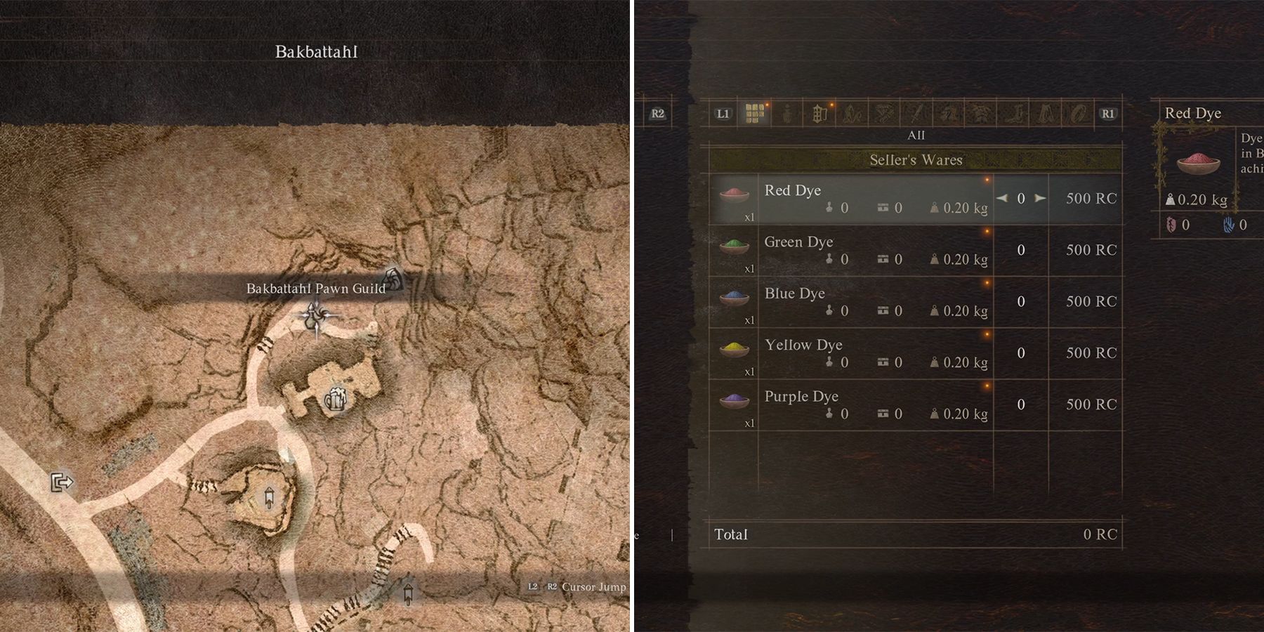 where to get dye in dragons dogma 2