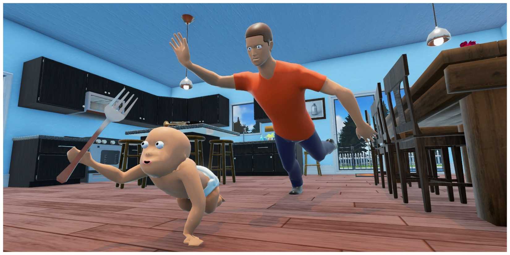 Baby and Father in Who's Your Daddy