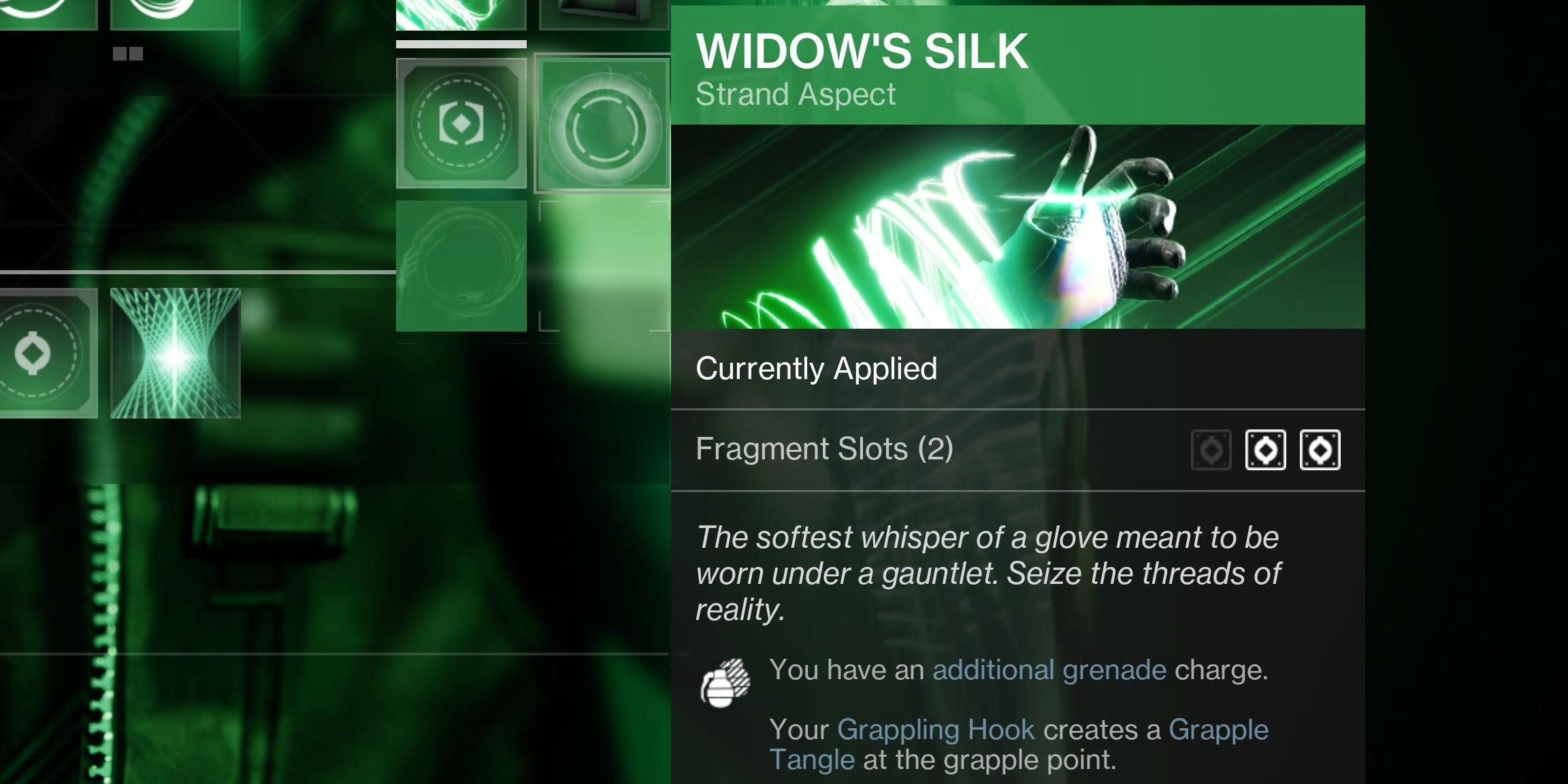 widow's silk