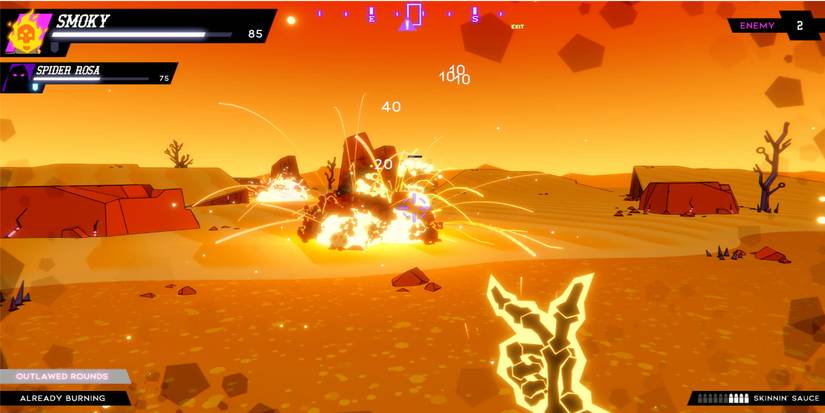  Smoky shooting his hand