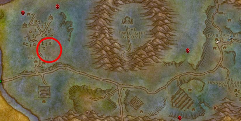 WoW SoD Dark Rider Location Duskwood Season of Discovery Runes