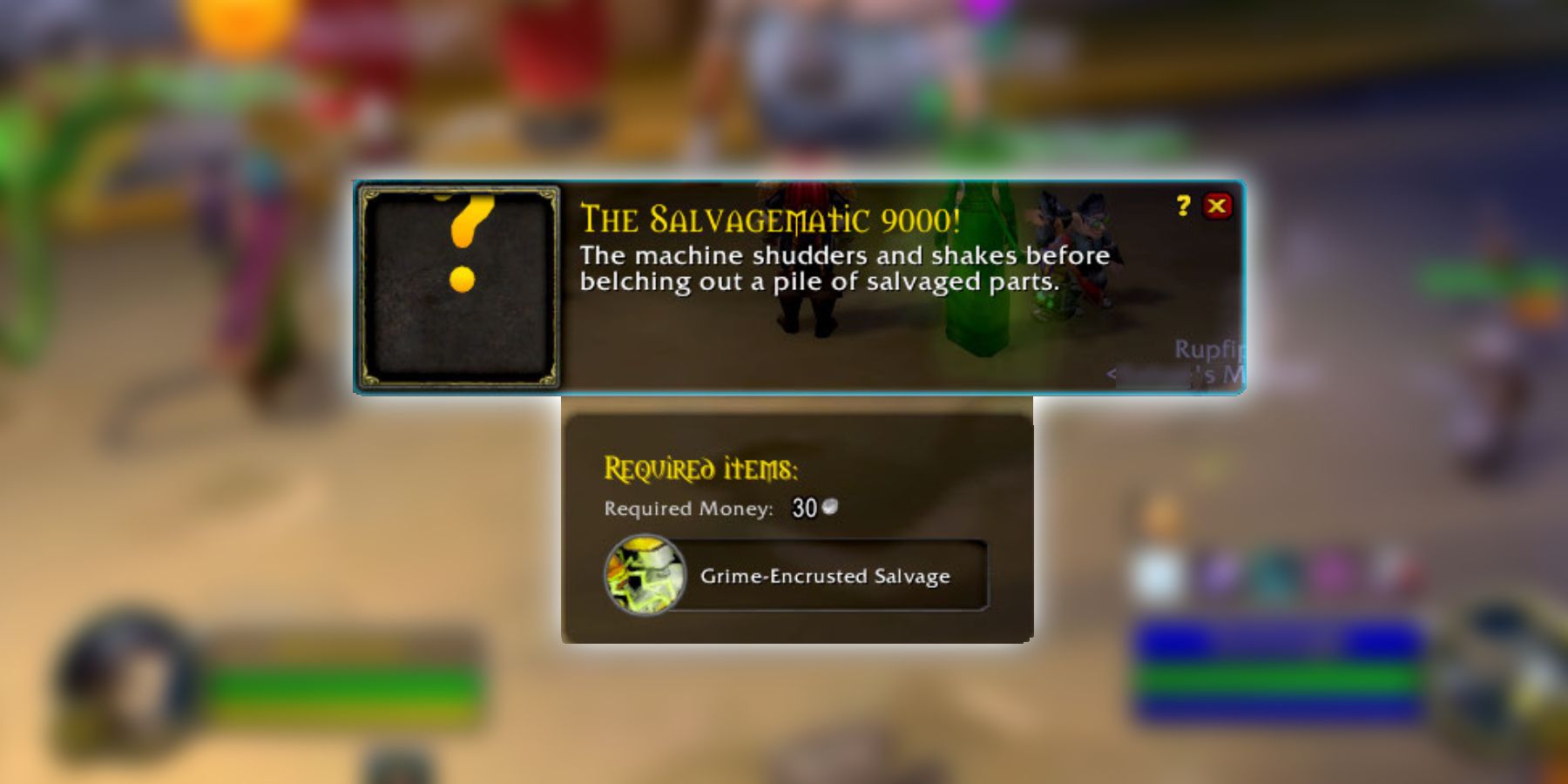 WoW Season of Discovery Phase Two Epic Crafting Quest Guide (GrimeEncrusted Salvage Walkthrough)