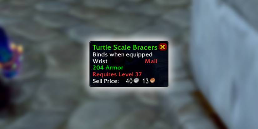 WoW SoD Turtle Scale Bracers Guide Item Tooltip