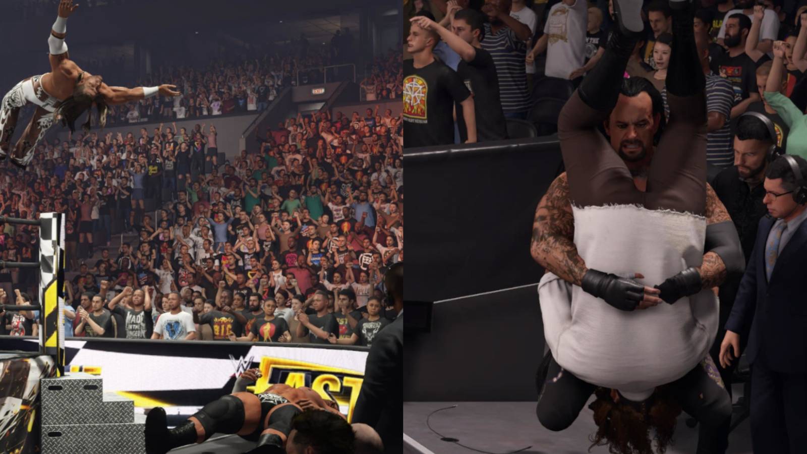 WWE 2K24 announce table finishers