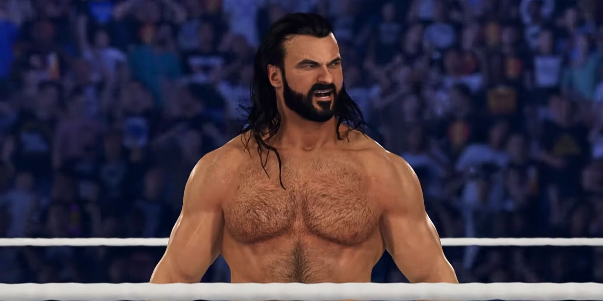 Drew McIntyre in the ring in WWE 2K24