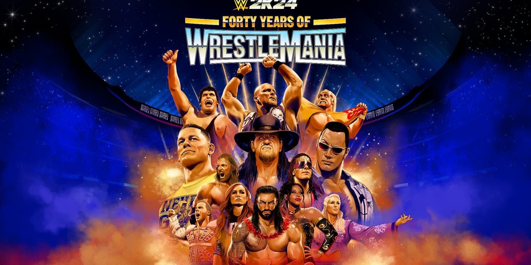 wwe 2k24 forty years of wrestlemania - WWE 2K24 Deluxe and Forty Years of Wrestlemania Edition Bonus Contents
