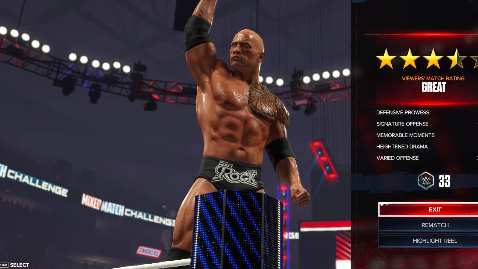 wwe 2k24 star rating