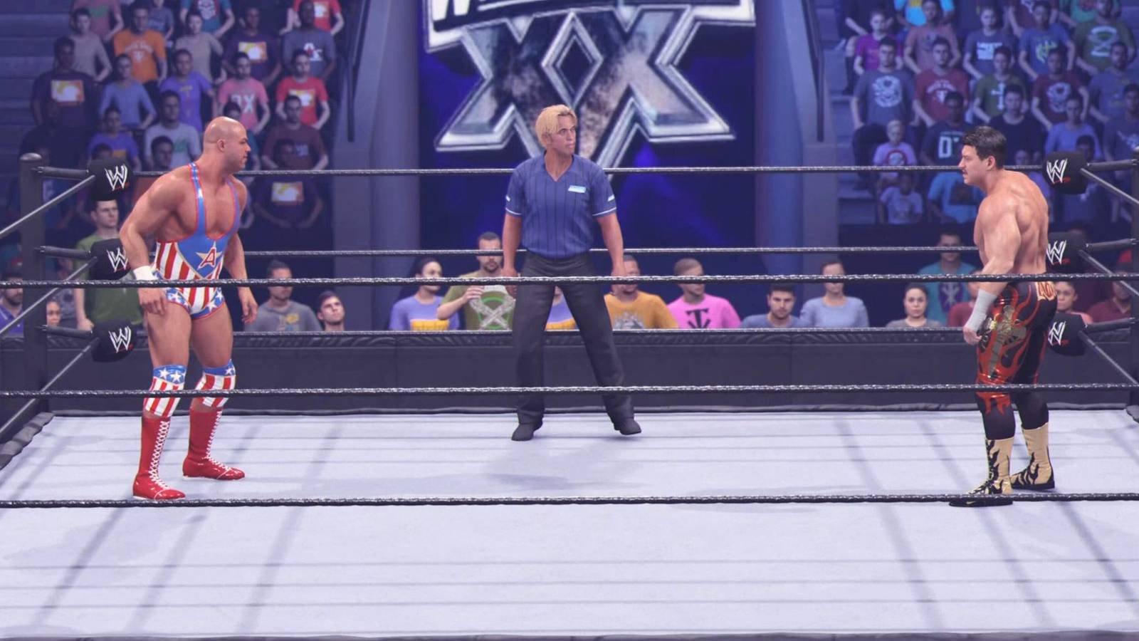 Kurt Angle and Eddie Guerrero in WWE 2K24