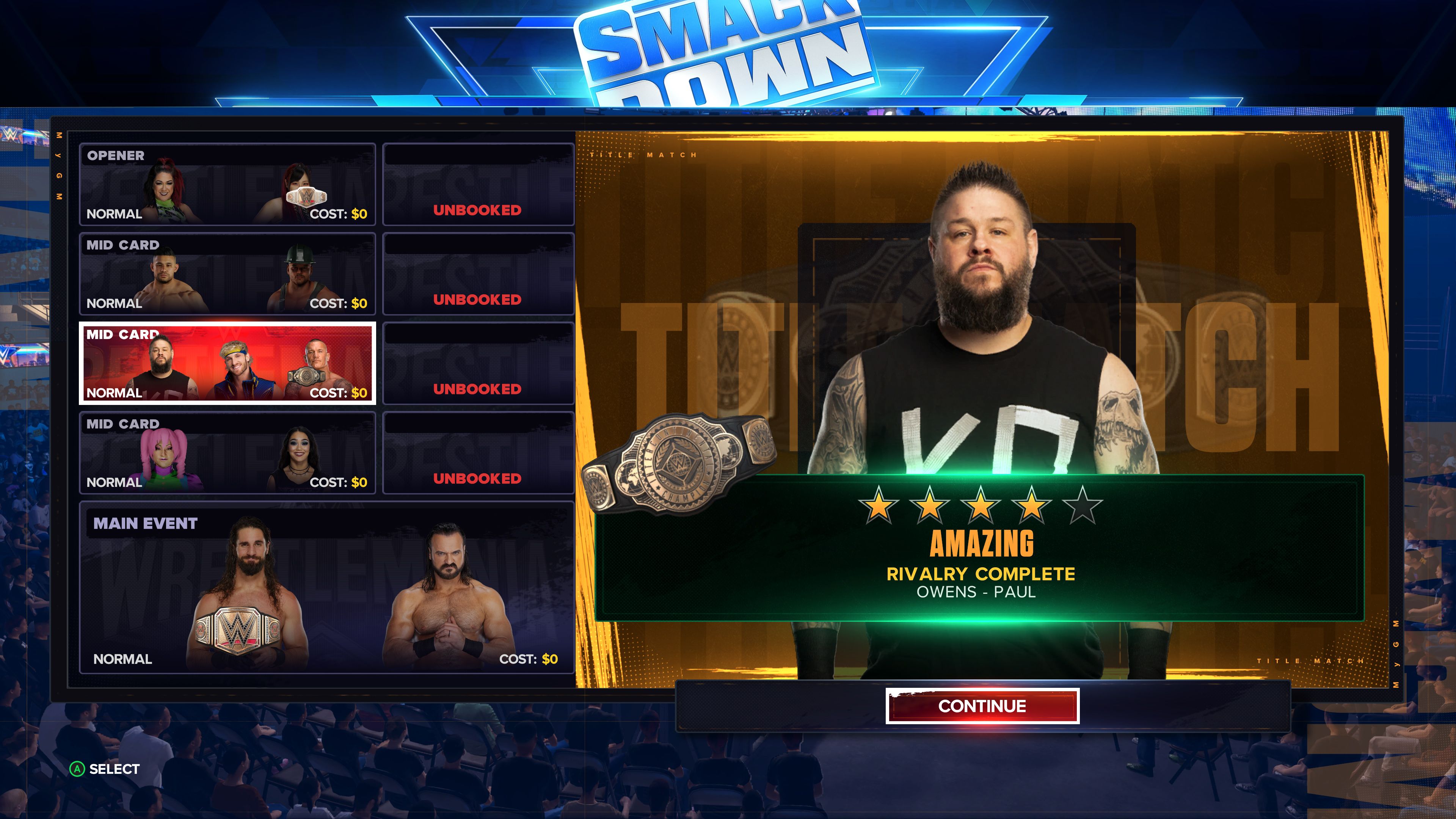 WWE 2K24 Kevin Owens Wins