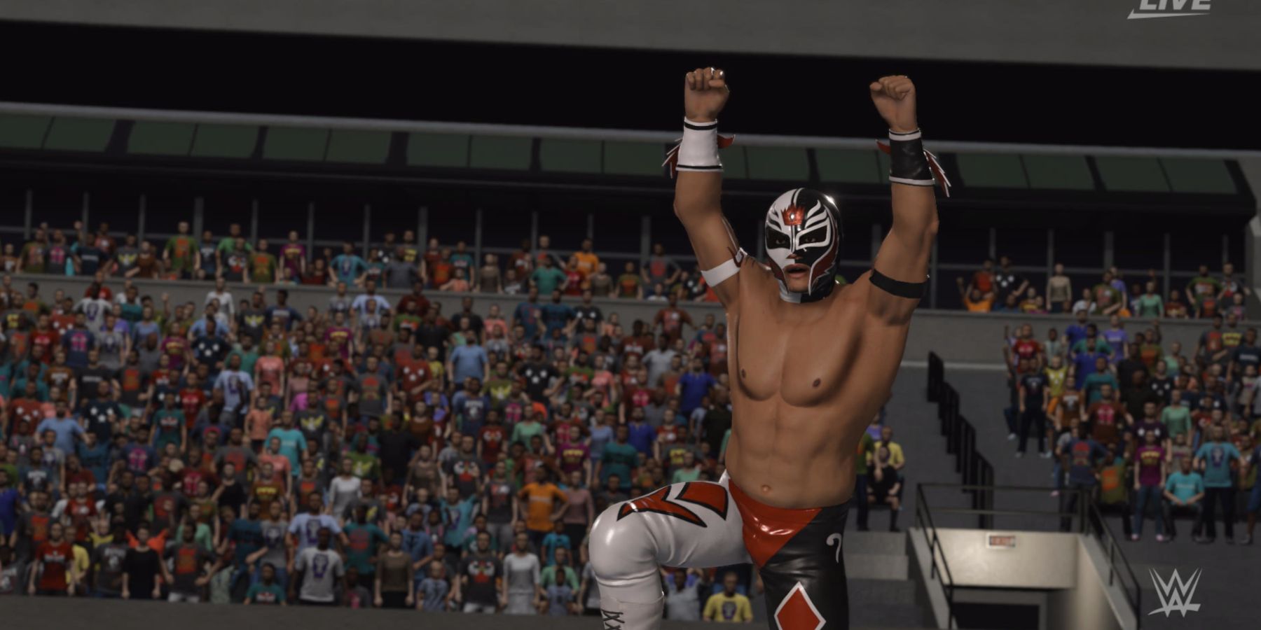 WWE 2K24 Rey Mysterio Jr entrance