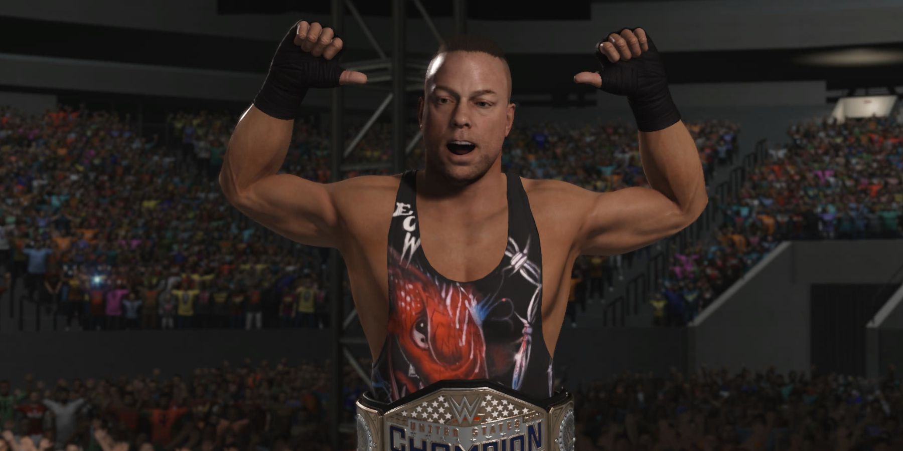 WWE 2K24 RVD entrance