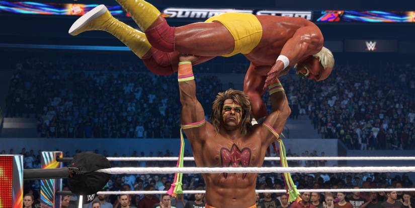 WWE 2K24 Ultimate Warrior pressed Hulk Hogan