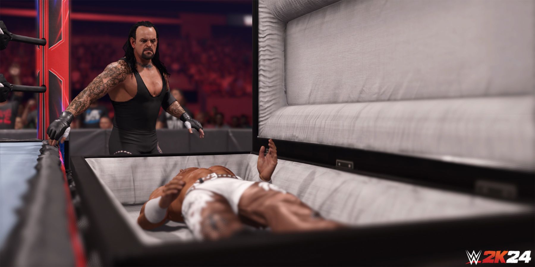 WWE 2K24 Undertaker vs HBK Casket