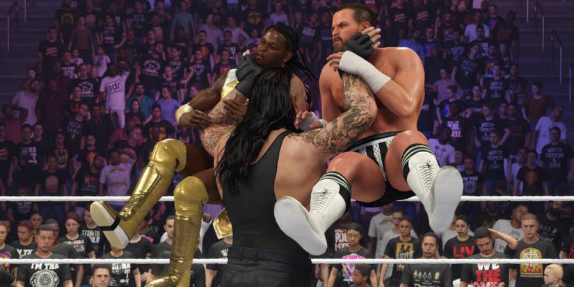 WWE 2K24 - Undertaker with the double finisher