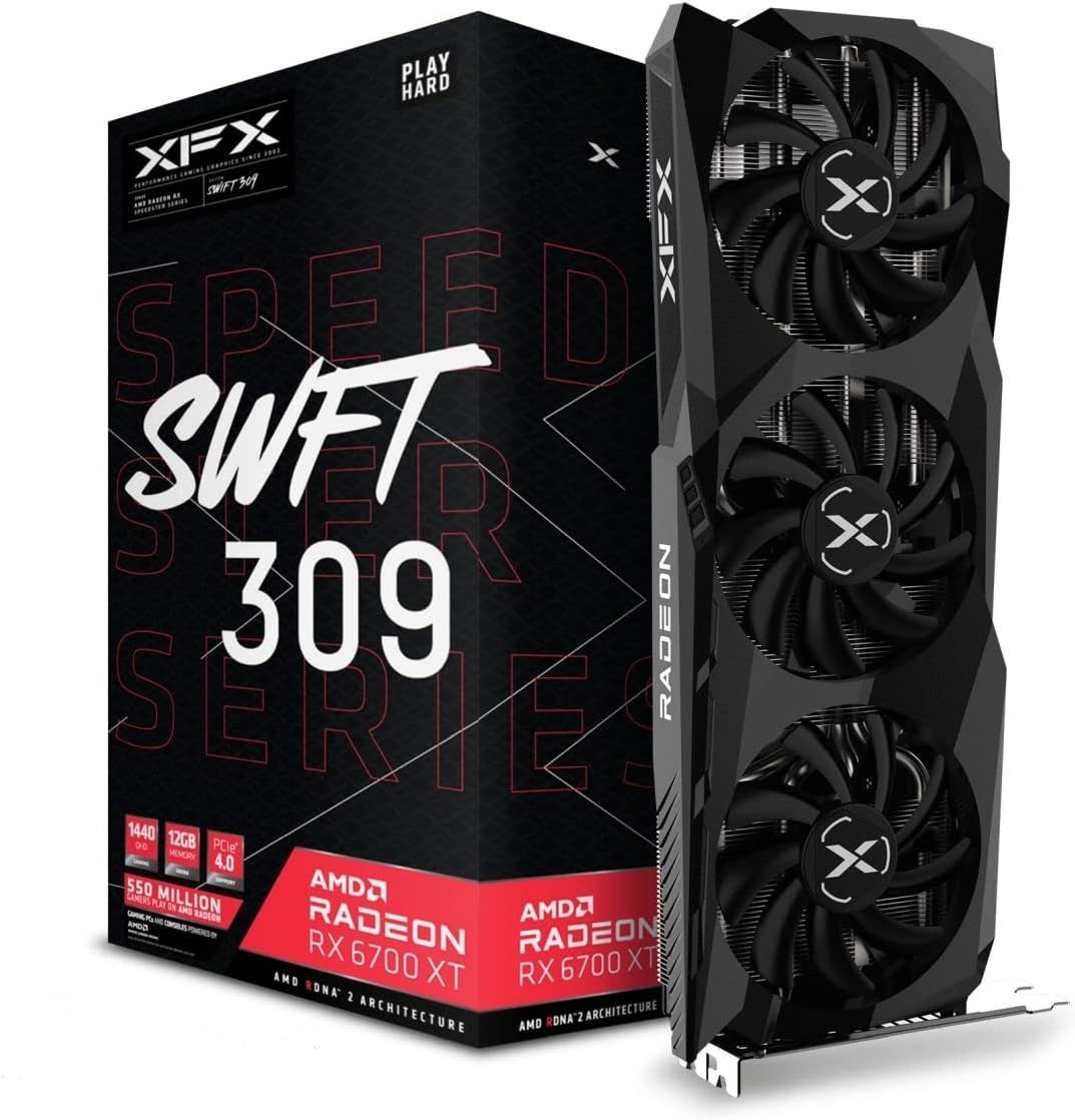 XFX Speedster SWFT309 AMD Radeon RX 6700XT-1