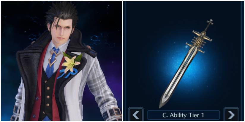 Zack and the Zweihander in Final Fantasy 7 Ever Crisis