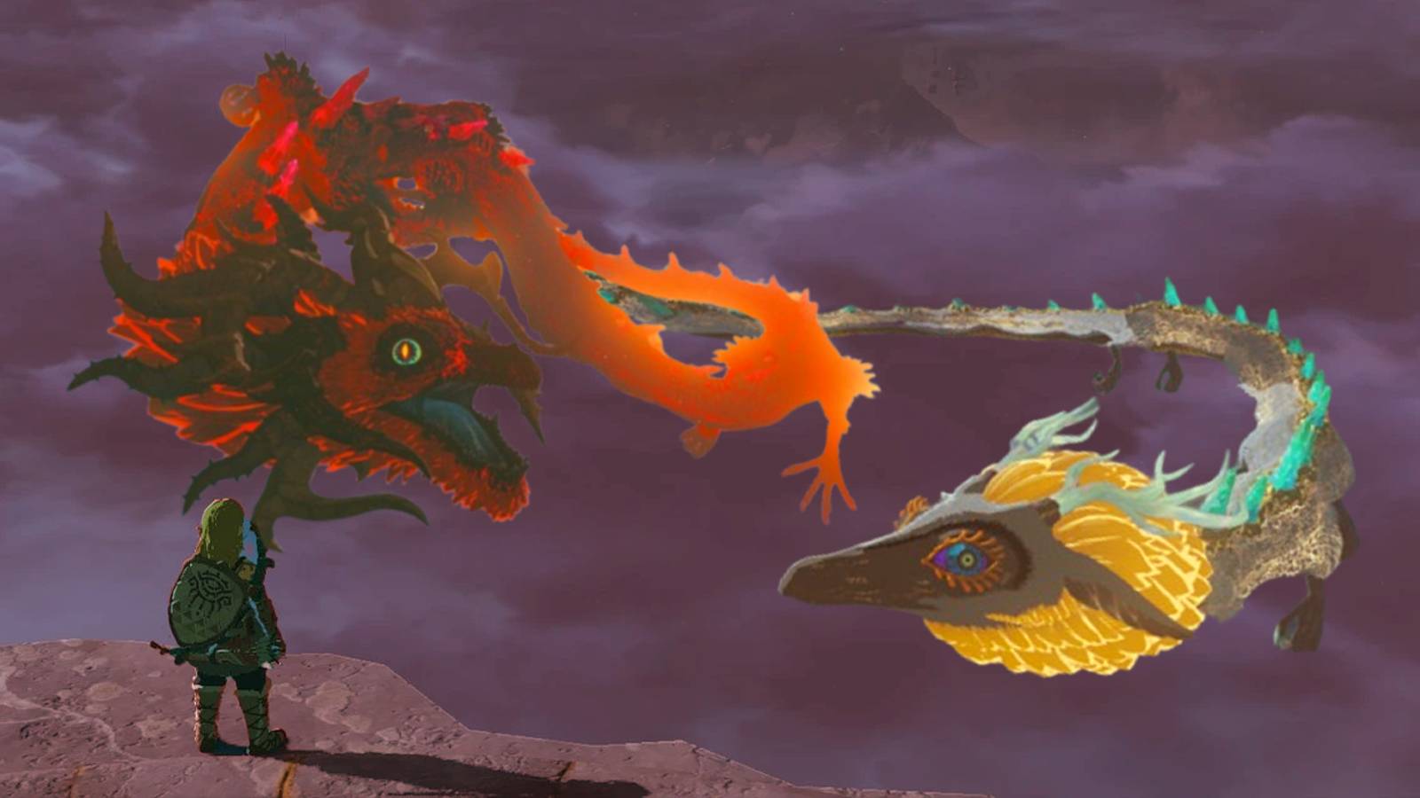 Zelda TOTK Light Demon Dragon