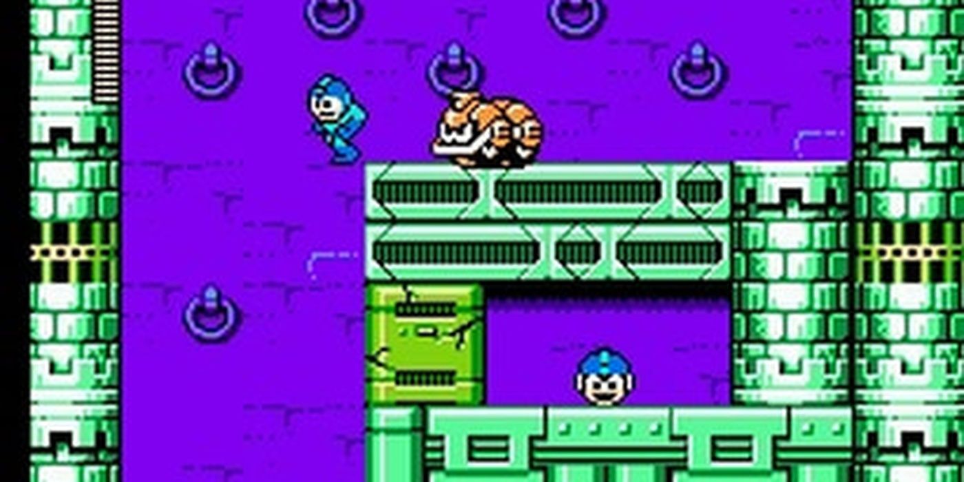Gameplay screenshot of Mega Man 6 for NES