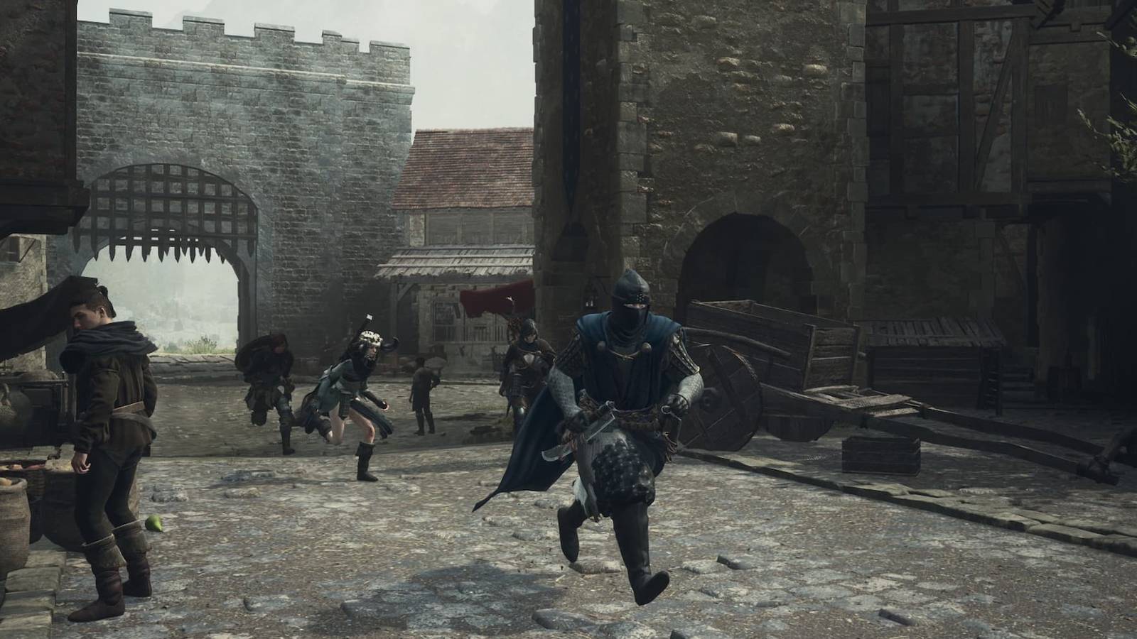 Thief running around in town in Dragon's Dogma 2