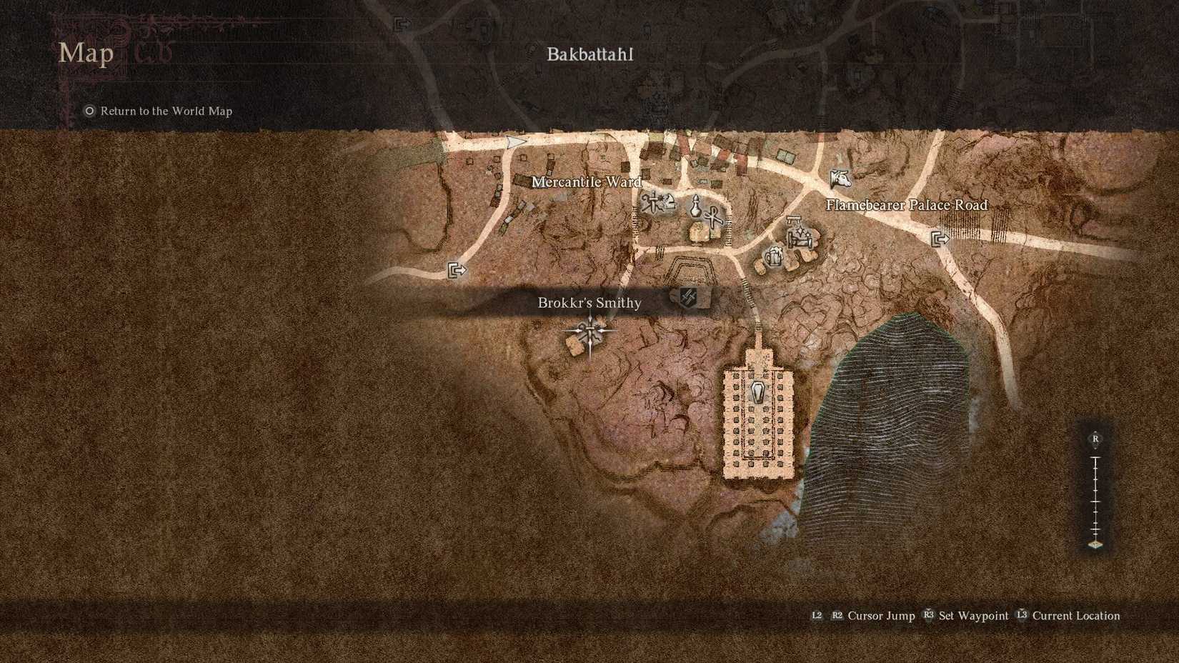 Location of Brokkr's Smithy in Dragon's Dogma 2