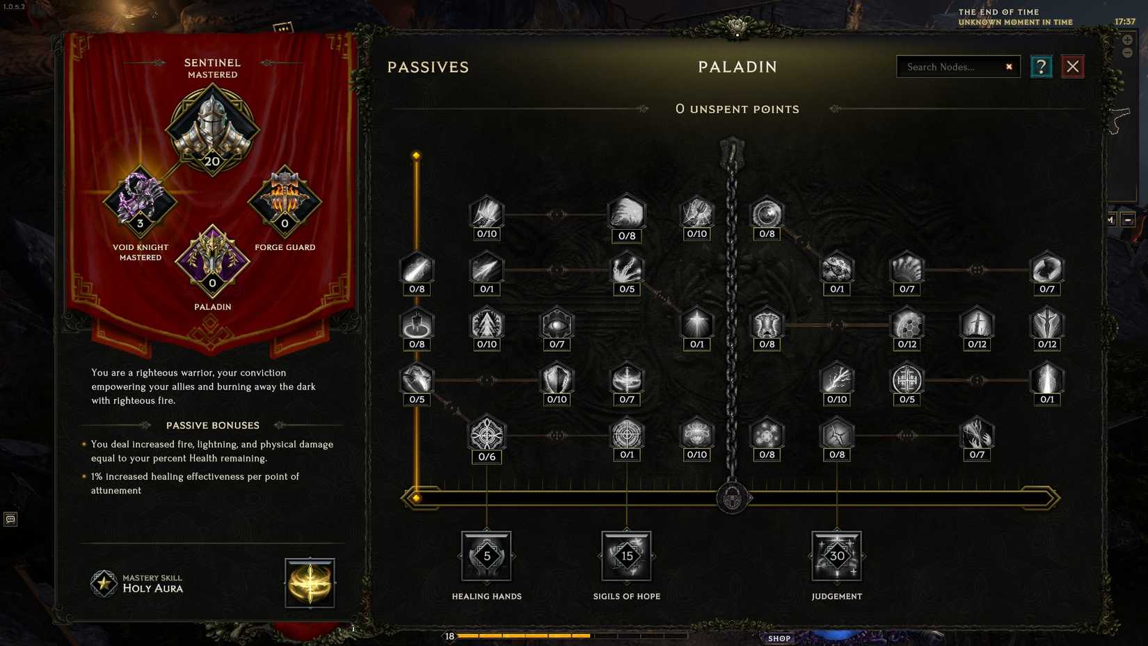 Last Epoch_Paladin_Skill Tree