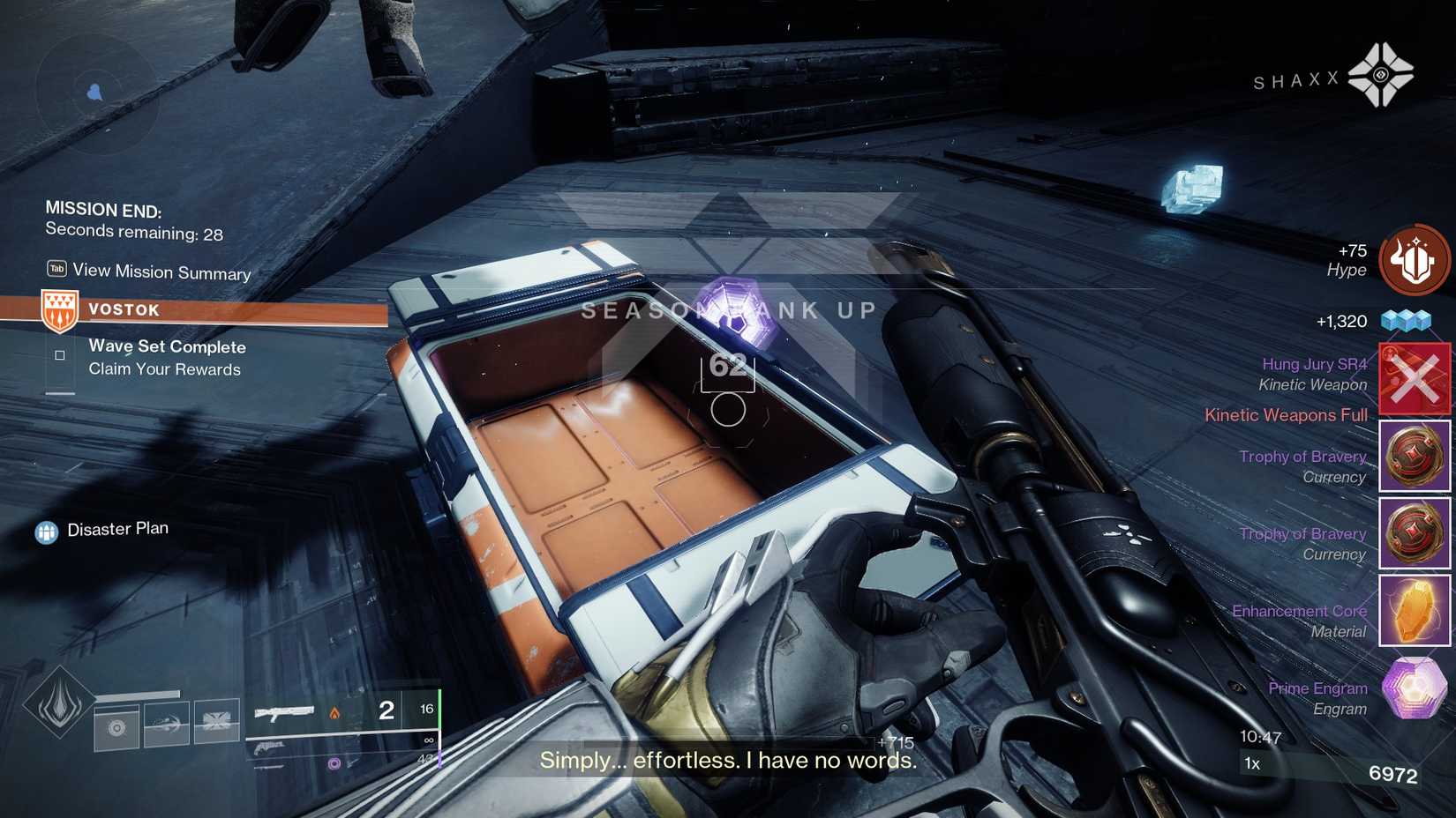 Opening an Onslaught chest in Destiny 2