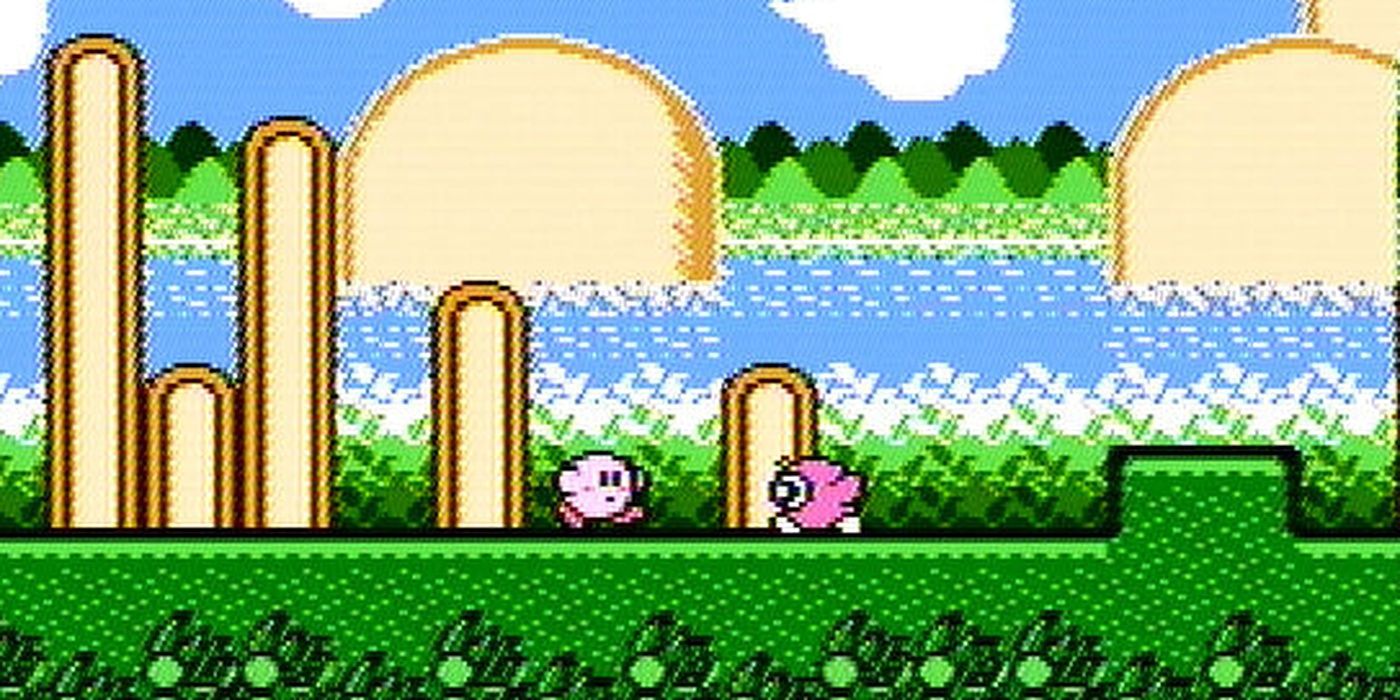 Gameplay screenshot of Kirby's Adventure for NES