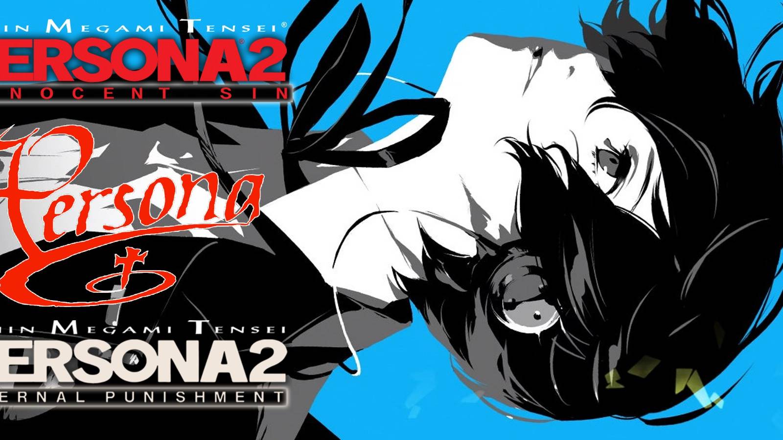 persona 3 reload art with persona 1 and 2 logos