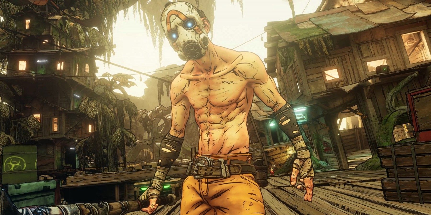 borderlands 3 psycho holding a melee weapon