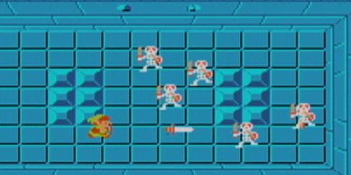 Gameplay screenshot from The Legend of Zelda for NES