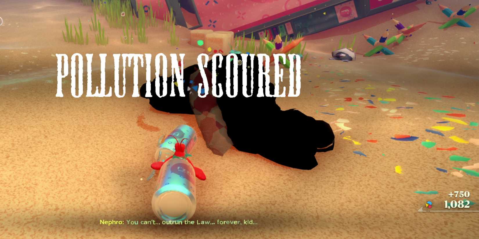 750 microplastics reward in another crab's treasure