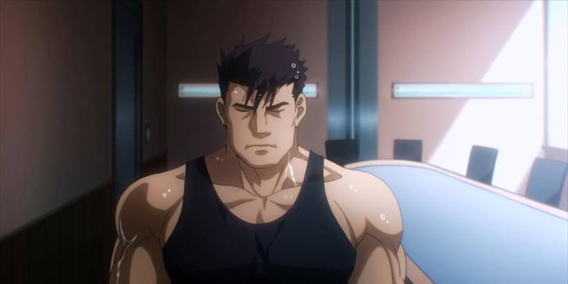 Juumonji Katsuto postworkout look from The Irregular at Magic High School