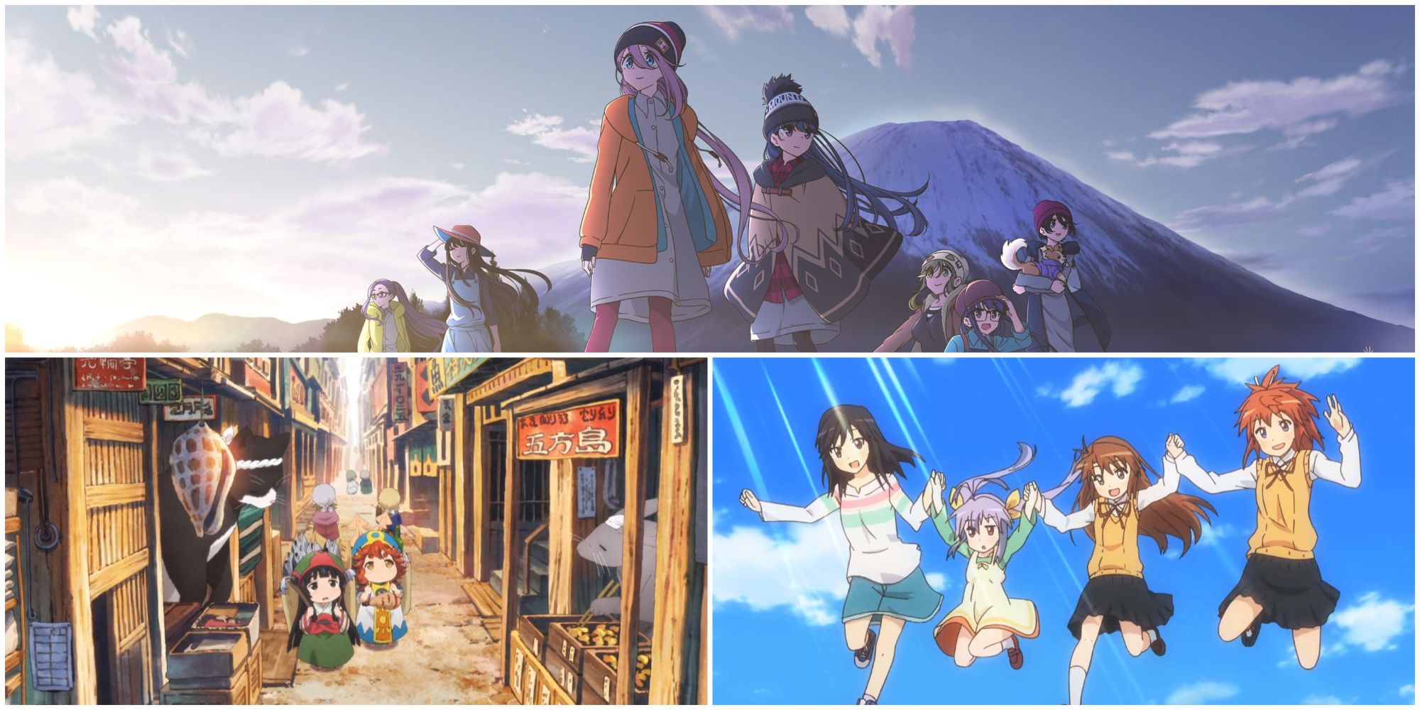 Relaxing Anime Like Laid-Back Camp- Laid-Back Camp Hakumei and Mikochi Non Non Biyori