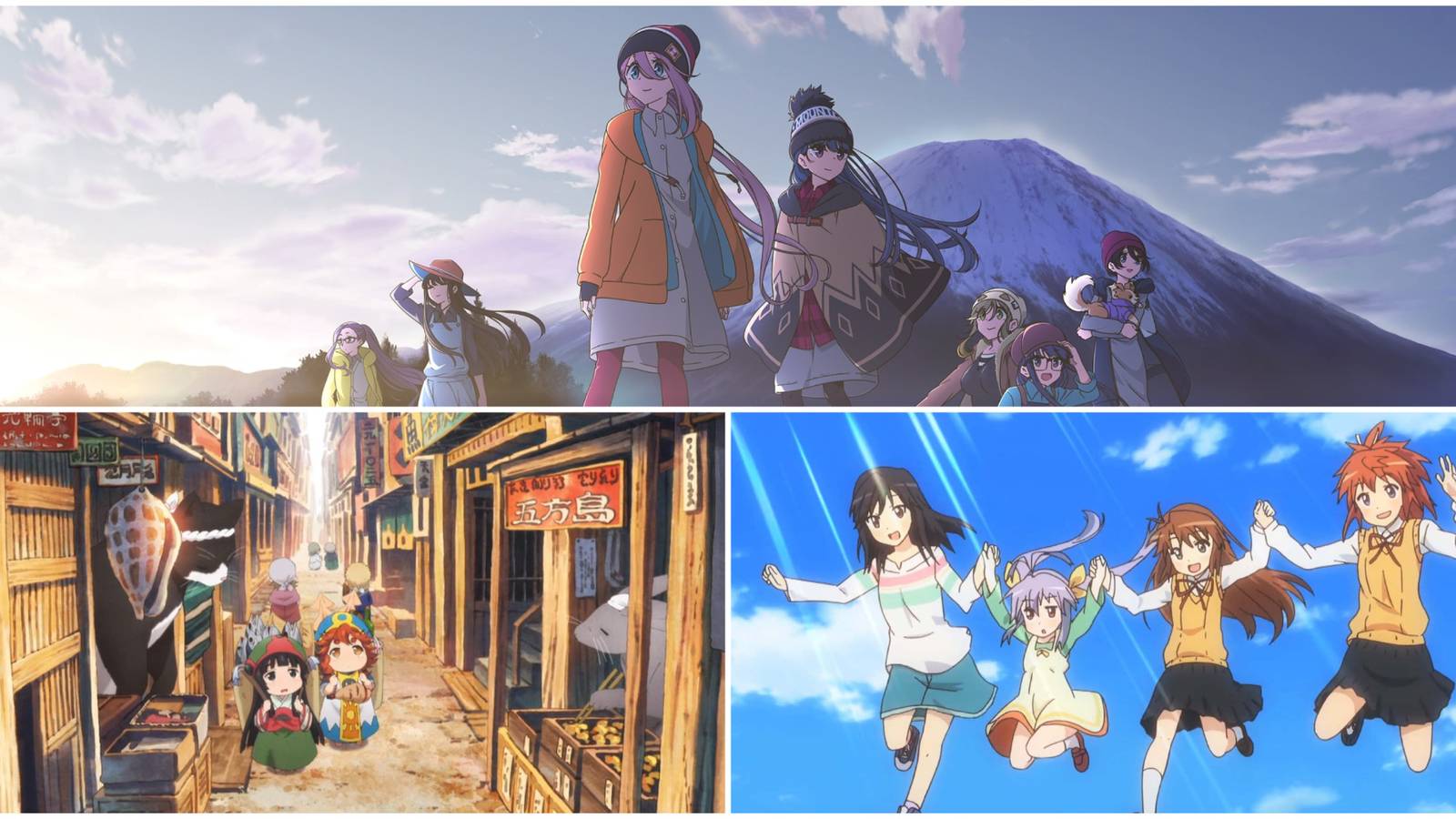 Relaxing Anime Like Laid-Back Camp- Laid-Back Camp Hakumei and Mikochi Non Non Biyori