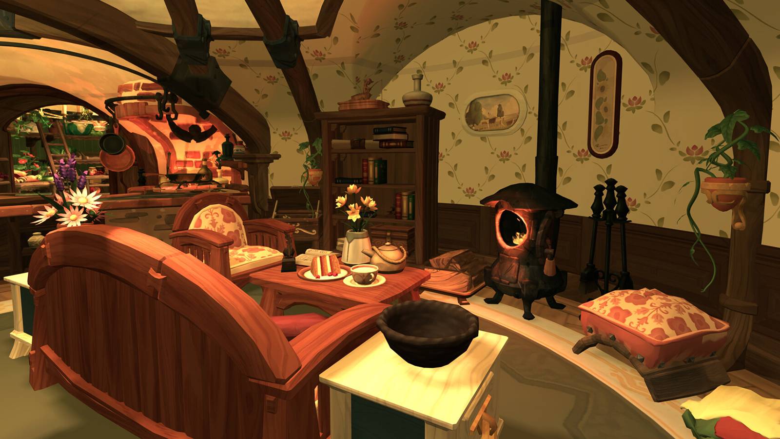 A bedroom in Tales of the Shire