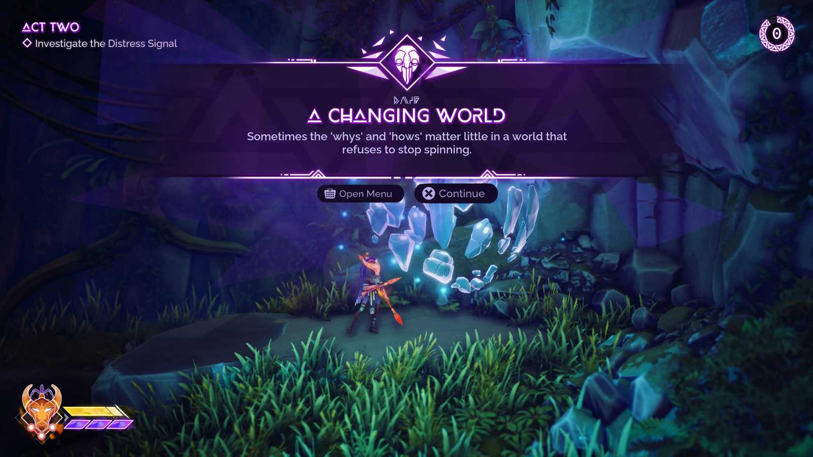 A Changing World Echo in Tales of Kenzera